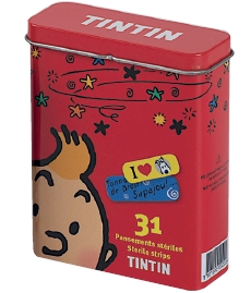 TINTIN - DRESSINGS RED BOX - boxset of 31 sterile dressings