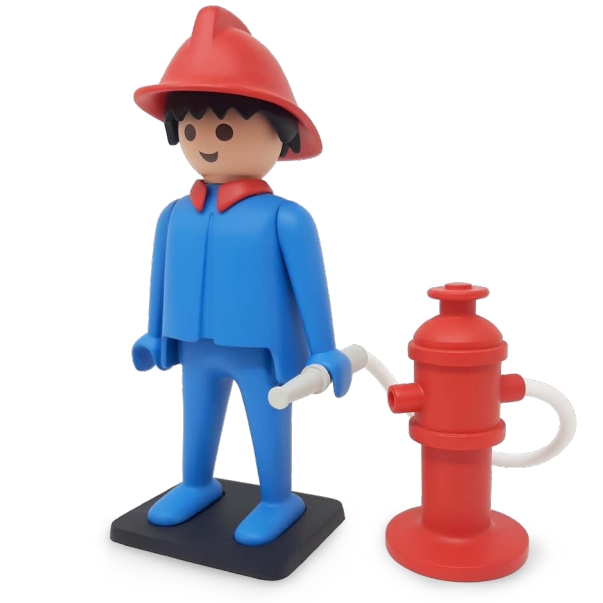 Collectible figurine Playmobil The Fireman, Collectoys 2022 (00217)