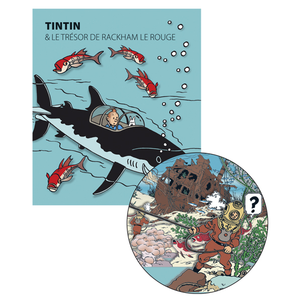TINTIN - RED RACKHAM'S TREASURE - 23 x 19 cm pop up book