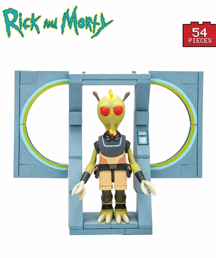 RICK AND MORTY: THE DISCREET ASSASSIN - building set