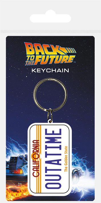 Back To the Future Outatime Licenseplate keychain BTTF (Pyramid International)