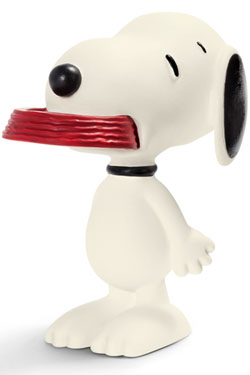 PEANUTS: SNOOPY HOLDING HIS SUPPER - 5 cm pvc figure