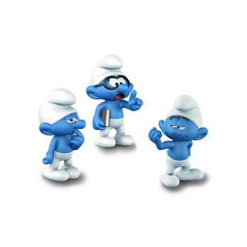 THE SMURFS, THE LOST VILLAGE: boxset of 3 pvc figures (20800)