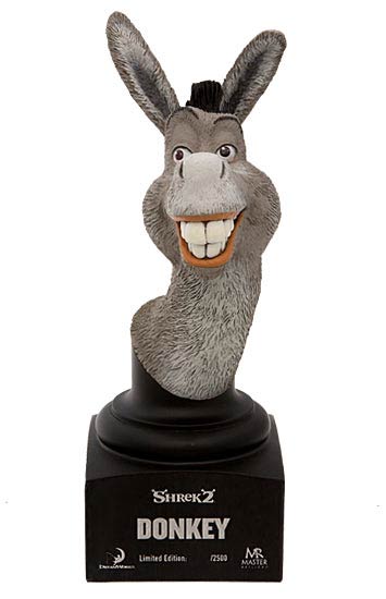 Shrek resin bust: Donkey Master Replicas (2004)