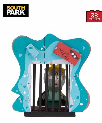SOUTH PARK: PROFESSOR CHAOS & HOLDING CELL - building set