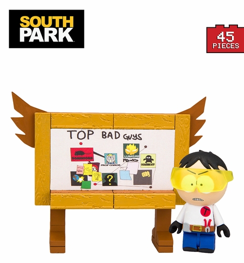 SOUTH PARK: TOOLSHED & TOP BAD GUYS BOARD - building set