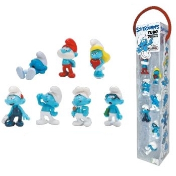 Smurf Tube - 7 figurines assortment Plastoy 2024 (070392)
