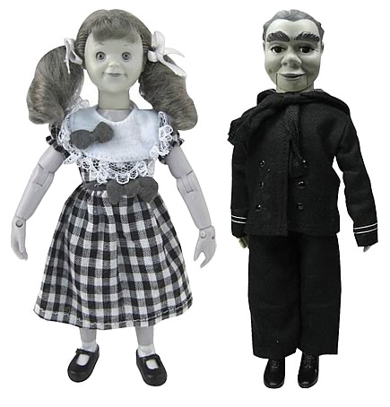 THE TWILIGHT ZONE - TALKY TINA & WILLIE - 20 cm retro action dolls 2 pack