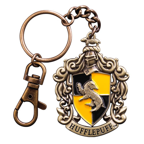 HARRY POTTER: HUFFLEPUFF CREST - 6 cm metal keychain