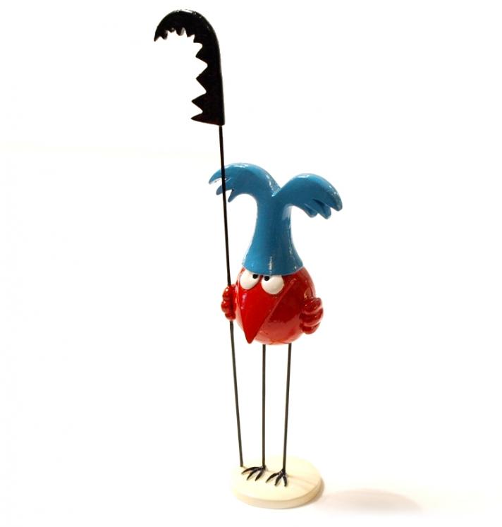 LES SHADOKS - SHADOK GUERRIER FAUX - 16.5 cm metal figurine