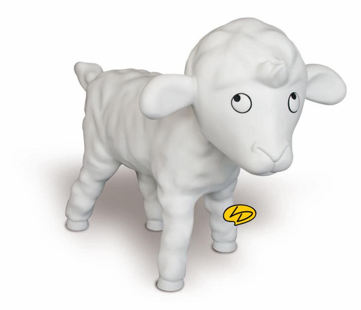 THE LITTLE PRINCE - THE SHEEP - 28 cm resin statuette
