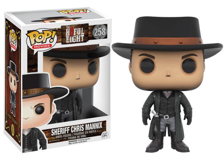 (damaged box) Figurine Funko Pop! Sheriff Chris Mannix The Hateful Eight Tarantino 258