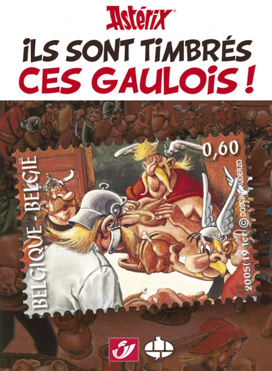 ASTERIX- ILS SONT TIMBRES CES GAULOIS SIMPLE EDITION - stamped book