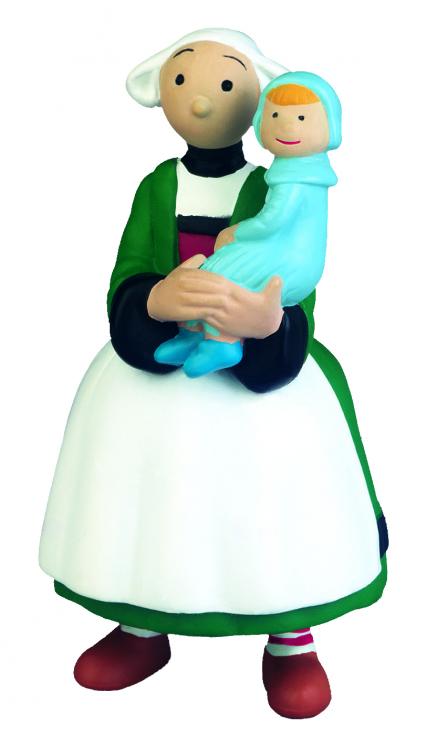BECASSINE AND THE BABY - 6 cm pvc figurine