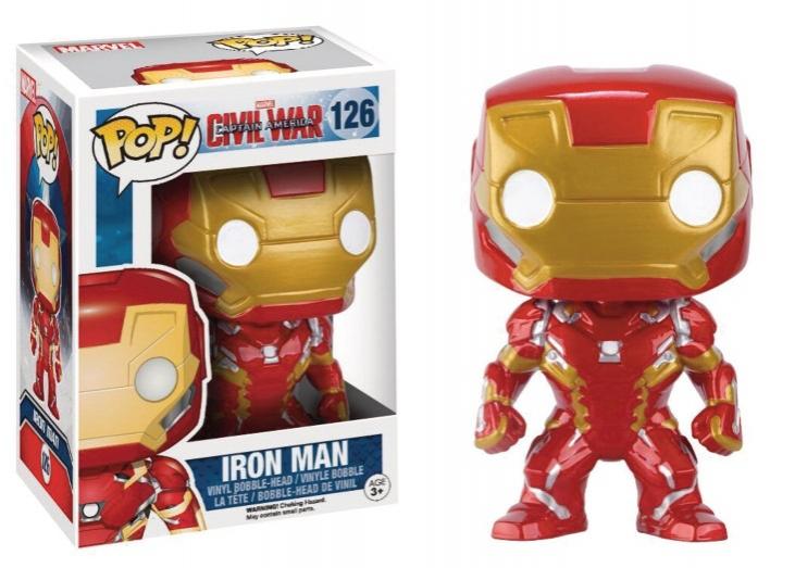 Figurine Funko Pop! Iron Man 126, Captain America: Civil War