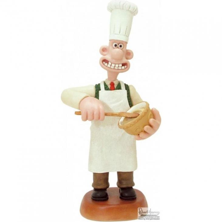WALLACE & GROMIT, A MATTER OF LOAF & DEATH - WALLACE - 19 cm resin statue