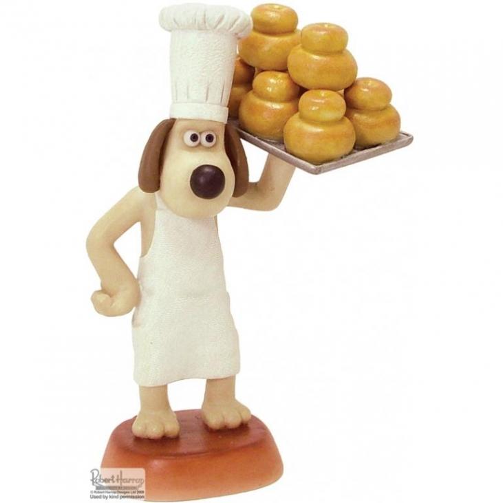 WALLACE & GROMIT, A MATTER OF LOAF & DEATH - GROMIT - 15 cm resin statue