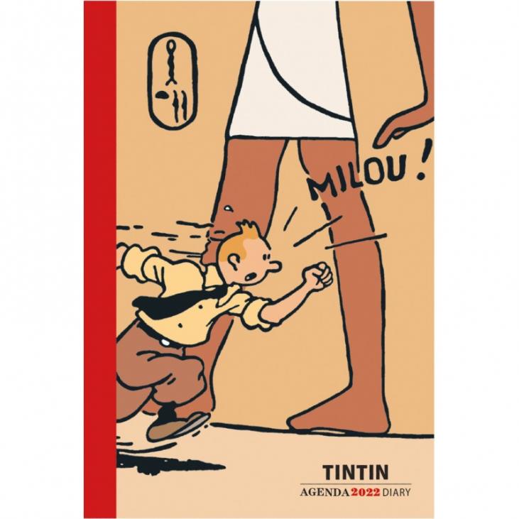 Pocket diary Tintin 2022 15 x 10 cm Moulinsart (24453)