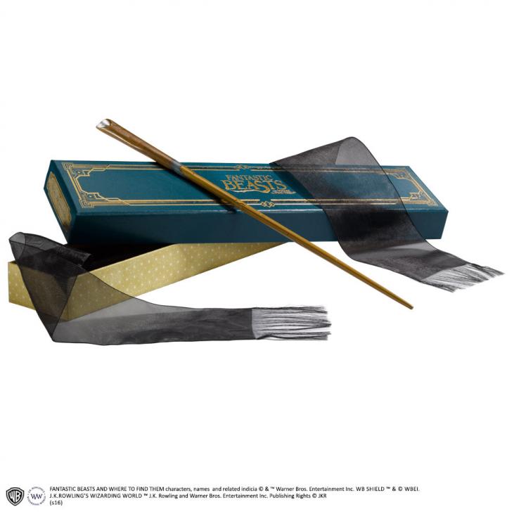 FANTASTIC BEASTS and WHERE TO FIND THEM: NEWT SCAMANDER'S WAND, OLLIVANDER'S BOX - 1/1 resin replica