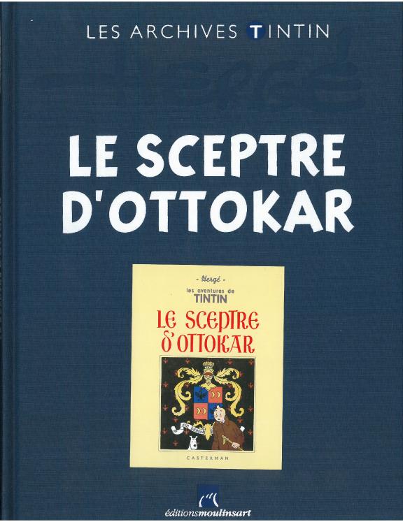 LES ARCHIVES TINTIN: LE SCEPTRE D'OTTOKAR, Version Noir & Blanc