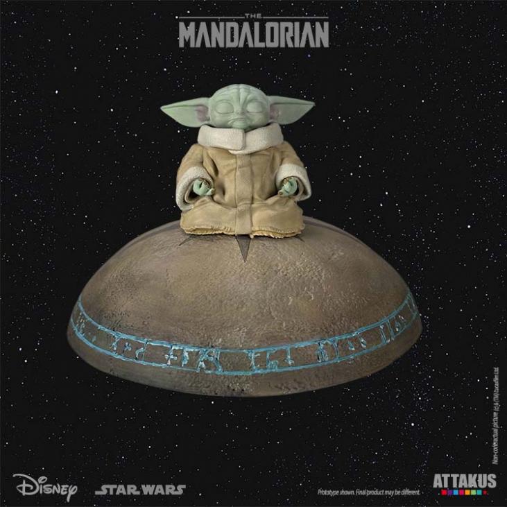 Figurine Attakus Star Wars The Mandalorian Grogu summoning the force Classic Collection 1:5 gro02 2023