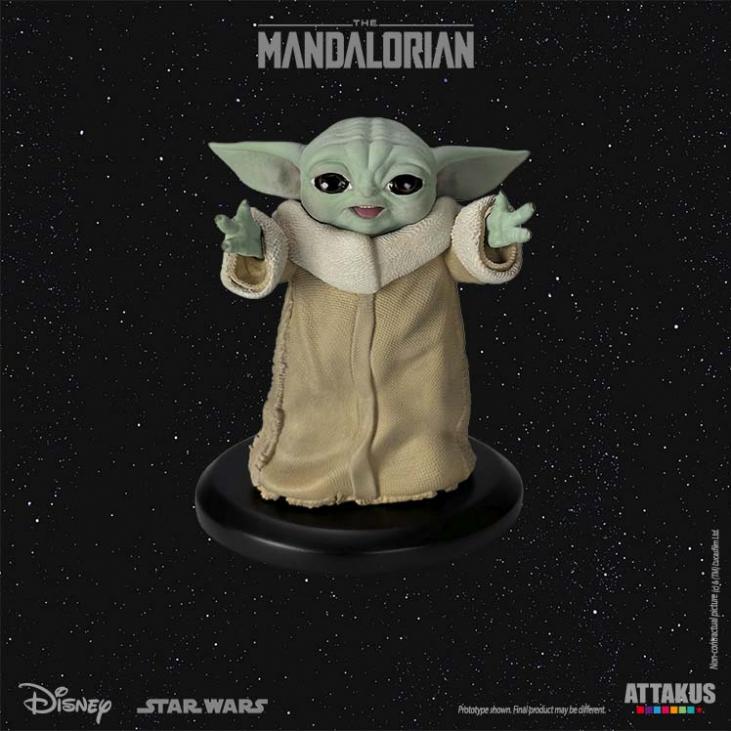 Figurine Attakus Star Wars The Mandalorian Grogu happy Classic Collection 1:5 gro06 2023