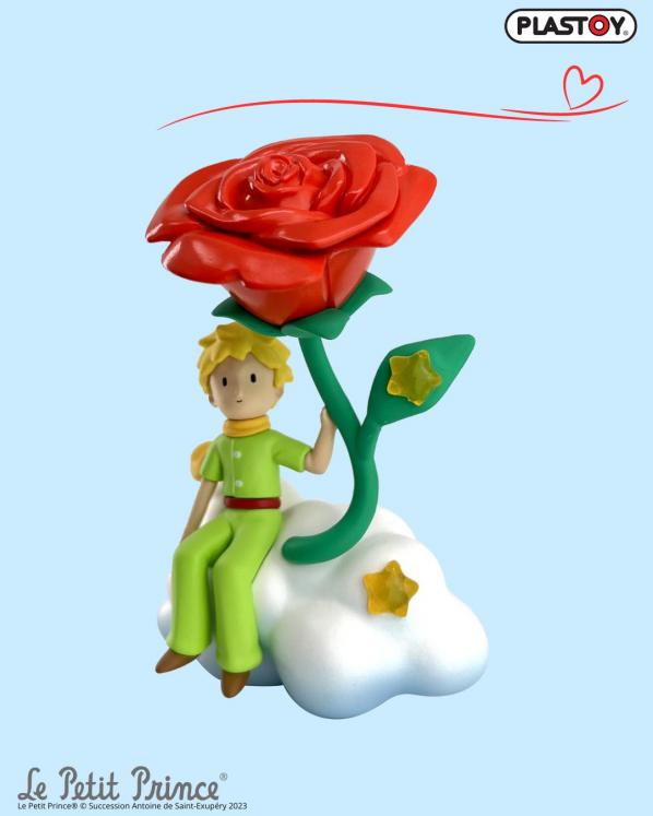 Figurine Le Petit Prince sous la rose Plastoy (40451)