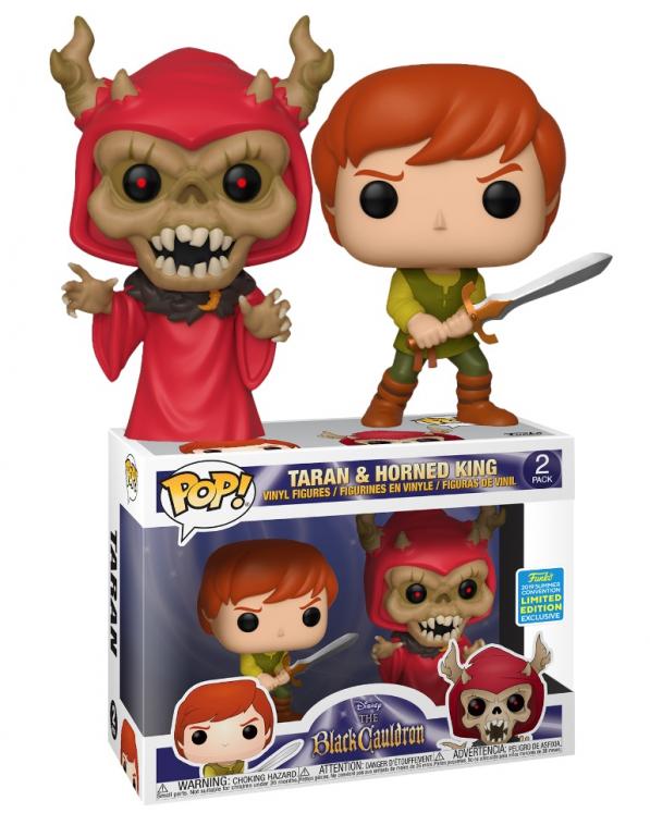 THE BLACK CAULDRON: TARAN & HORNED KING (2019 Summer Convention EXCLUSIVE), FUNKO POP! 2-PACK