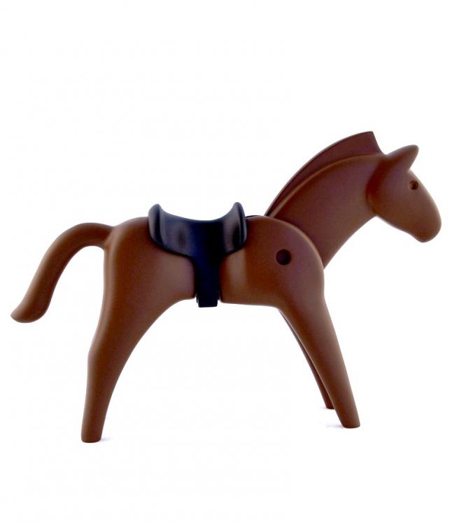 PLAYMOBIL: THE BROWN HORSE - 23 cm resin statue