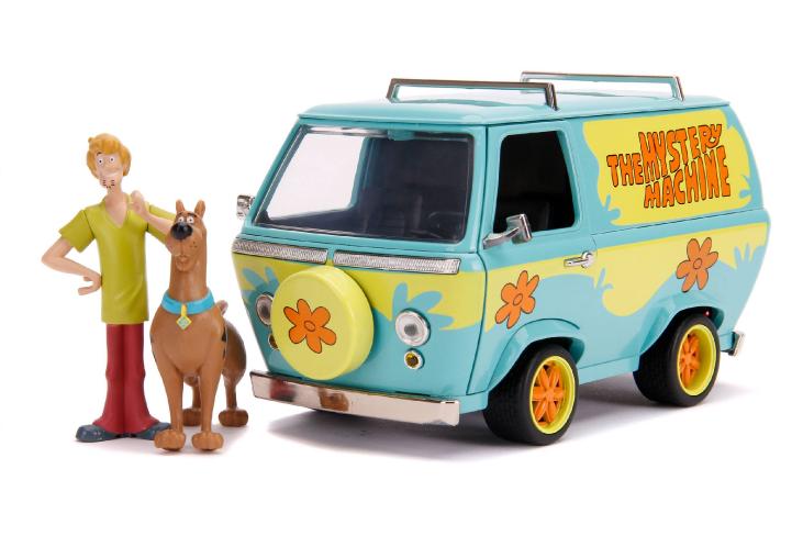 SCOOBY-DOO!: MYSTERY MACHINE WITH SHAGGY & SCOOBY-DOO - die-cast vehicle 1/24 (Hollywood Rides)