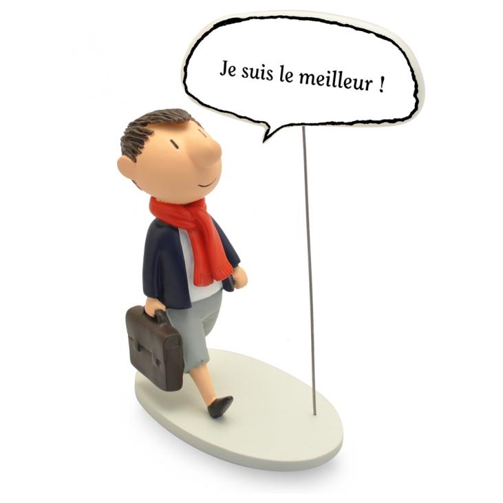 LE PETIT NICOLAS: JE SUIS LE MEILLEUR ! - 18 cm resin statue COMICS BUBBLES COLLECTION