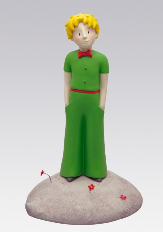 THE LITTLE PRINCE: THE LITTLE PRINCE ON HIS PLANET - 25 cm resin statue