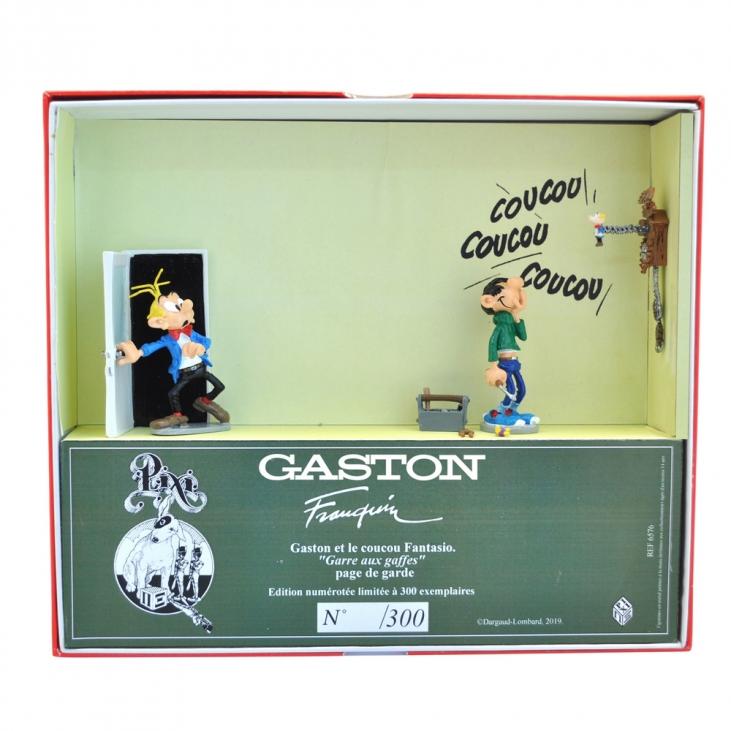 GASTON: LE COUCOU FANTASIO (Collection Gaston Inventions II) - figurine métal 6 cm (pixi 6589)