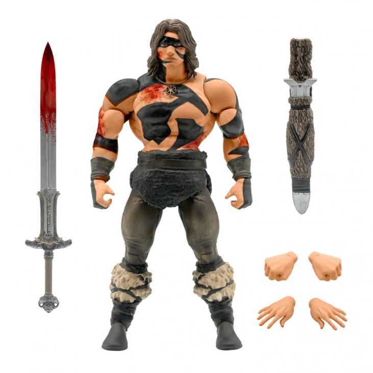 Figurine Conan The Barbarian (war paint), Ultimates by Super7