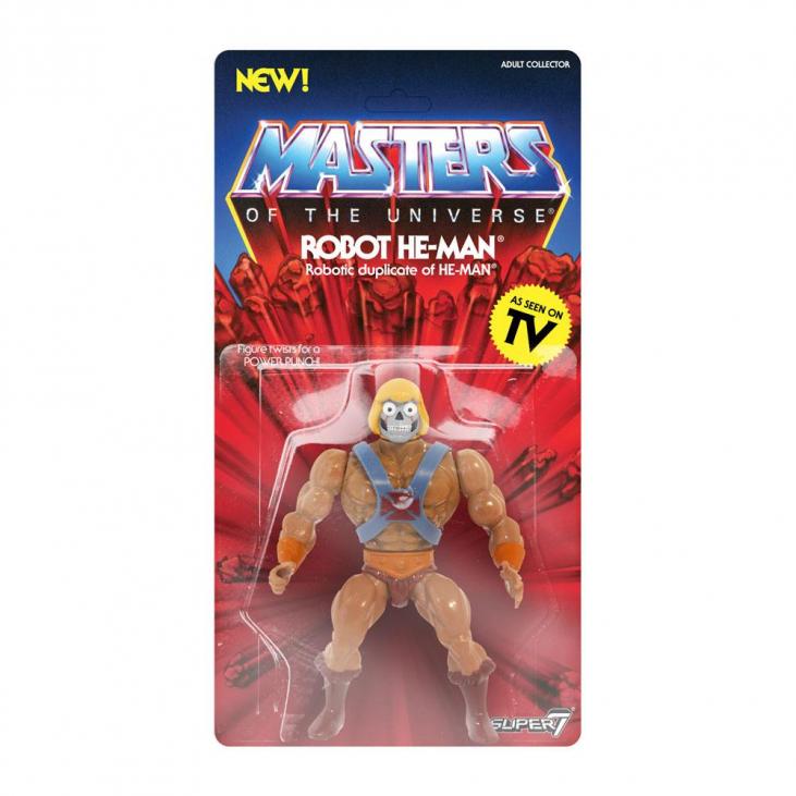 MASTERS OF THE UNIVERSE: ROBOT HE-MAN -  figurine articulée Vintage Collection 14 cm