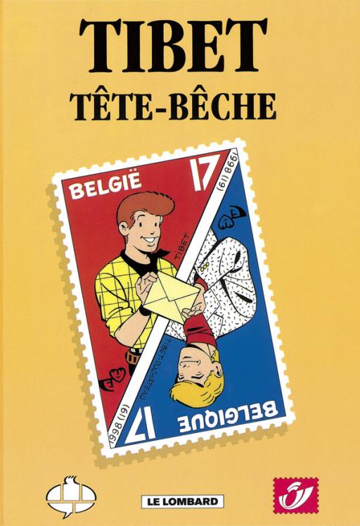 RIC HOCHET / CHICK BILL - TIBET, TETE-BECHE SIMPLE EDITION - stamped book