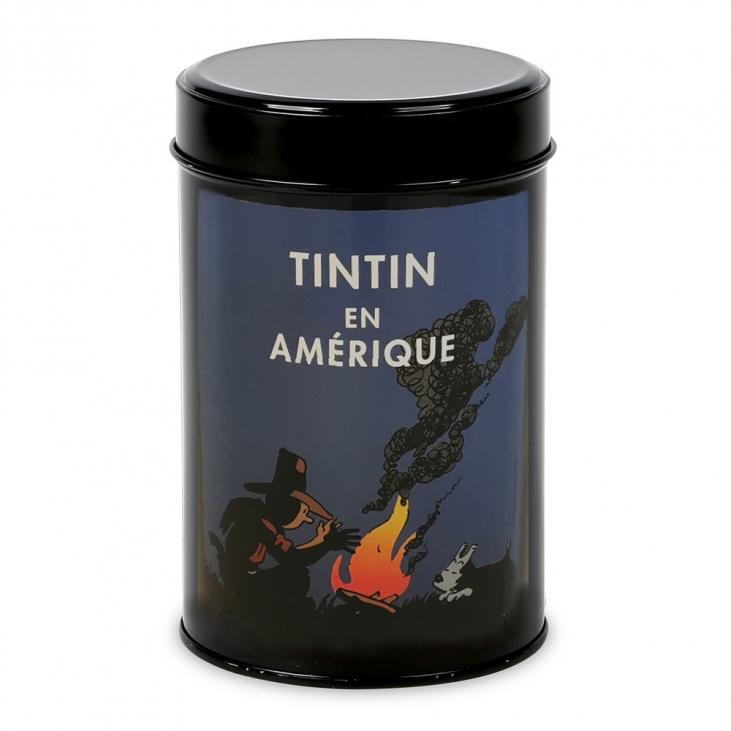 TINTIN: TINTIN EN AMERIQUE, CAMPFIRE - boite de café 250 gr. Fairtrade