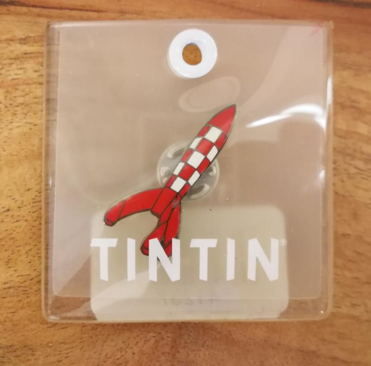 TINTIN: FUSEE - pin's