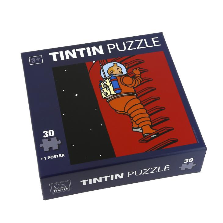TINTIN: ON A MARCHE SUR LA LUNE #2 - 30 pieces 30 x 30 cm jigsaw puzzle