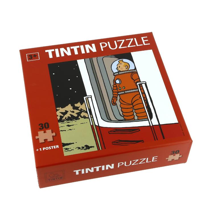 TINTIN: ON A MARCHE SUR LA LUNE #1 - 30 pieces 30 x 30 cm jigsaw puzzle