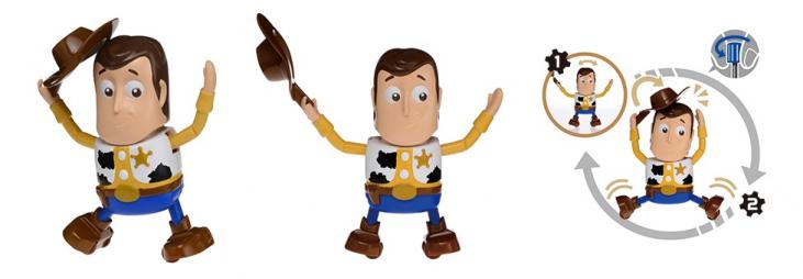 TOY STORY: WOODY, MOVIN' MOVIN' #2 - 6 cm wind-up figure
