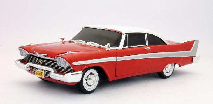 STEPHEN KING'S CHRISTINE - PLYMOUTH FURY 1958 - die-cast vehicle 1/18