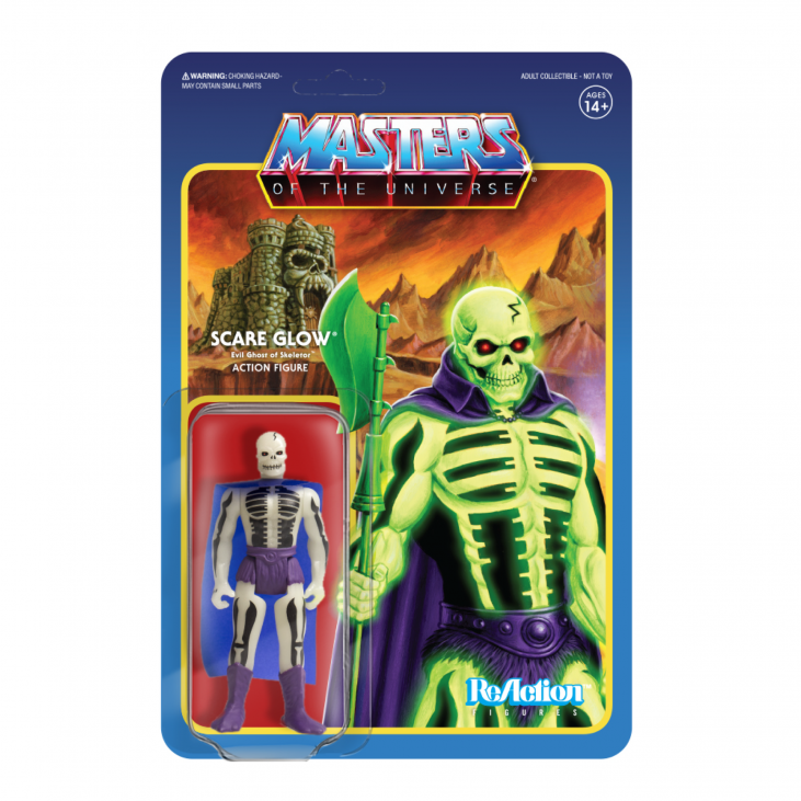 MASTERS OF THE UNIVERSE: SCARE GLOW (wave 4) - 9 cm action figure ReAction