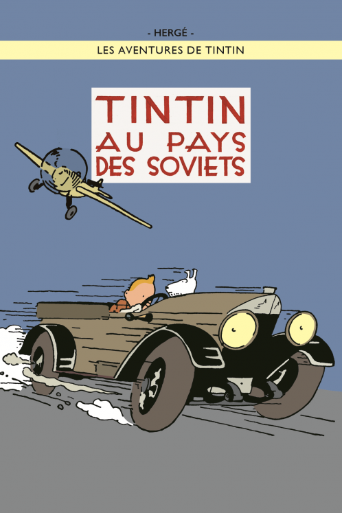 TINTIN: TINTIN AU PAYS DES SOVIETS COULEUR - postcard