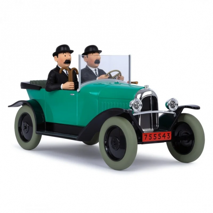1:12 collectible vehicle Tintin Citroën 5cv des Dupondt Au pays de l'or noir Tintinimaginatio 2023 (44505)