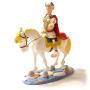 ASTERIX: JULIUS CAESAR ON HORSE - 10 cm metal figurine