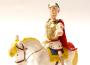 ASTERIX: JULIUS CAESAR ON HORSE - 10 cm metal figurine