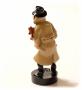 TINTIN - PIECE DU JEU D'ECHECS, CAVALIER: ALONZO PEREZ - 8 cm metal figurine (pixi 40530, second hand item)