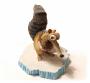 ICE AGE - SCRAT (first edition) - 14 cm resin statue (second hand item)