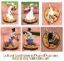 LA NEF DES FOUS - LE GRAND COORDINATEUR & L'AGENT D'ASSURANCE - 3 cm metal figurines